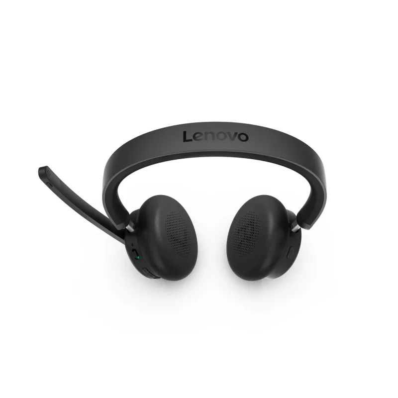 Lenovo 6550 Headset draadloos hoofdband kantoor/callcenter USB Type-C Bluetooth zwart