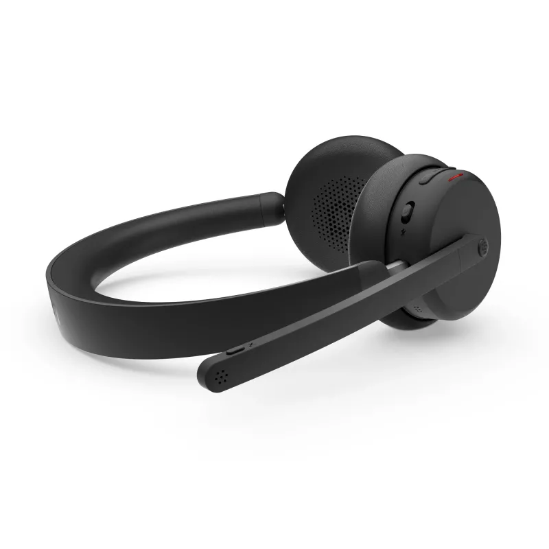 Lenovo 6550 Headset draadloos hoofdband kantoor/callcenter USB Type-C Bluetooth zwart