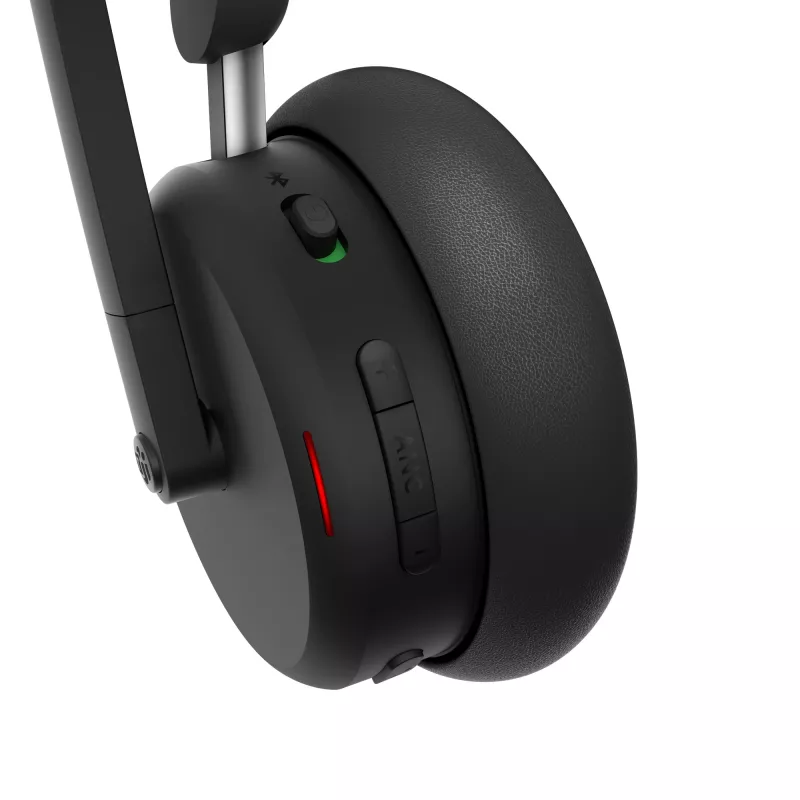 Lenovo 6550 Headset draadloos hoofdband kantoor/callcenter USB Type-C Bluetooth zwart