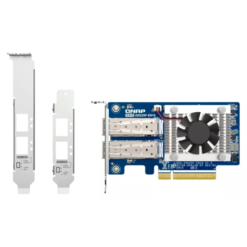 QNAP QXG-25G2SF-E810 netwerkkaart intern glasvezel 25000 Mbit/s