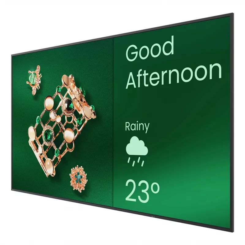 BenQ ST4304 digital signage flatscreen 109,2 cm (43 inch) 350 cd/m² 4K Ultra HD zwart ingebouwde processor Android 14 18/7