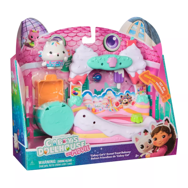 Actiefiguur Gabby's Dollhouse Cakey Cat's Süße-Leckereien-balkon veelkleurig