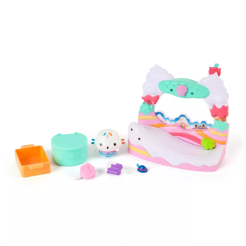Actiefiguur Gabby's Dollhouse Cakey Cat's Süße-Leckereien-balkon veelkleurig