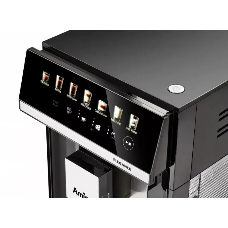 Amica Elegance CM 7011 espressomachine, stalen molen, geïntegreerd melkopschuimsysteem