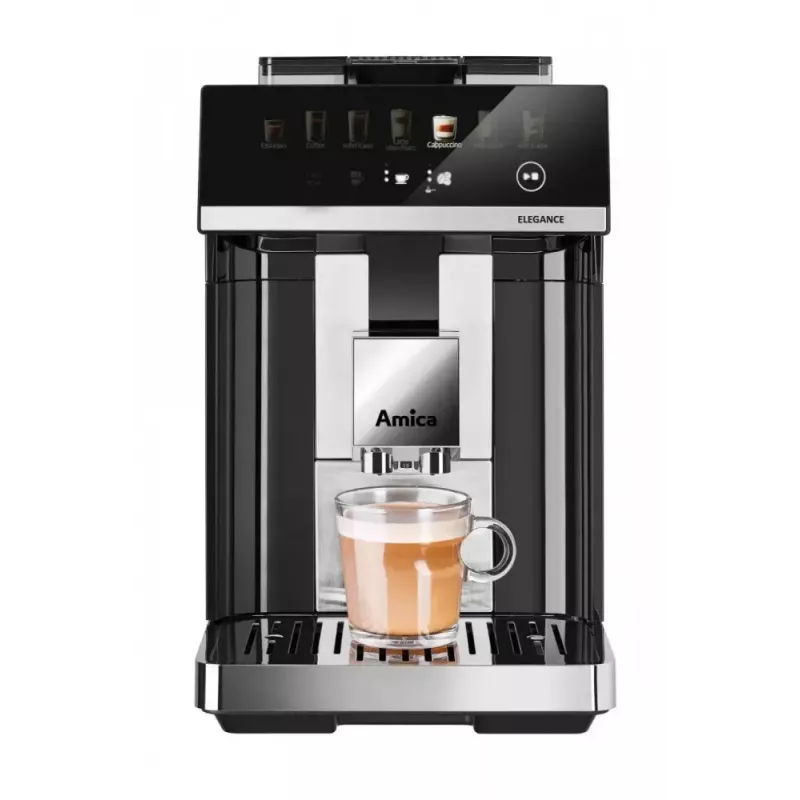 Amica Elegance CM 7011 espressomachine, stalen molen, geïntegreerd melkopschuimsysteem