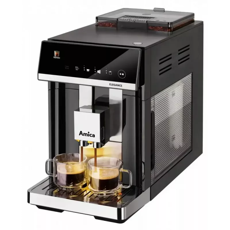 Amica Elegance CM 7011 espressomachine, stalen molen, geïntegreerd melkopschuimsysteem