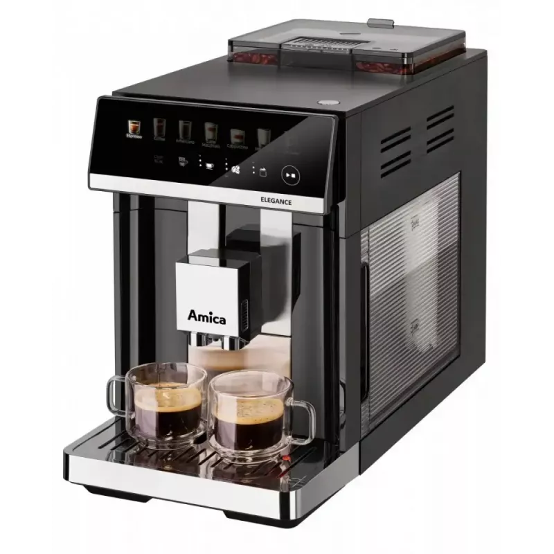 Amica Elegance CM 7011 espressomachine, stalen molen, geïntegreerd melkopschuimsysteem