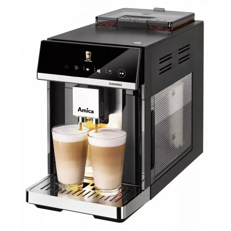 Amica Elegance CM 7011 espressomachine, stalen molen, geïntegreerd melkopschuimsysteem
