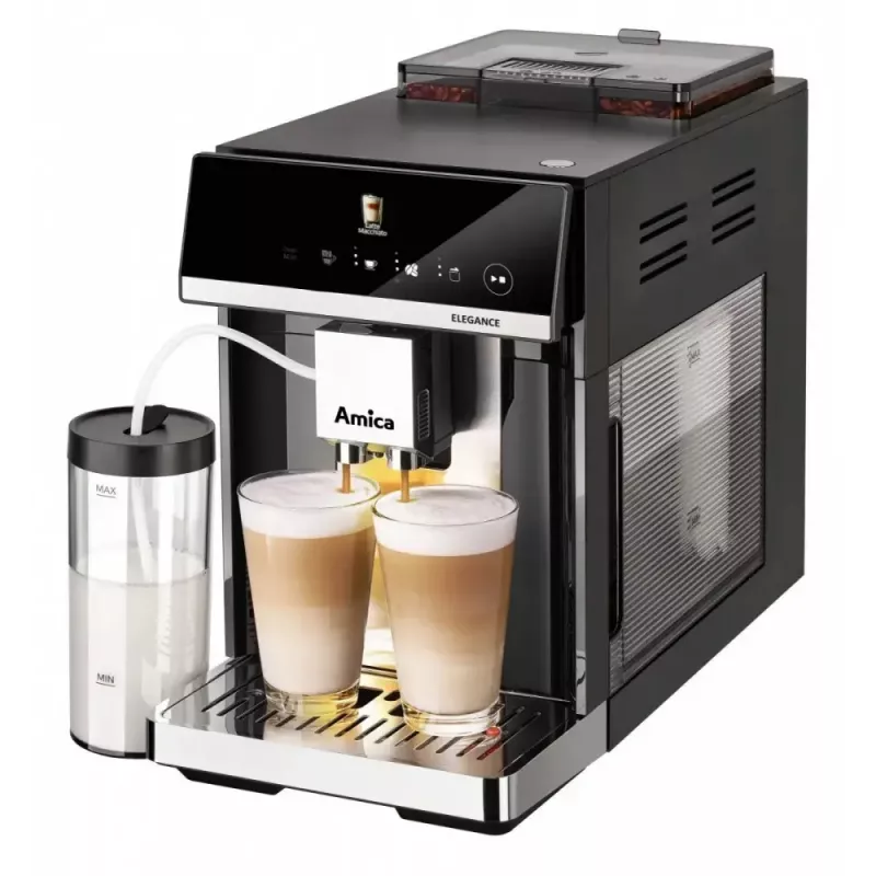 Amica Elegance CM 7011 espressomachine, stalen molen, geïntegreerd melkopschuimsysteem