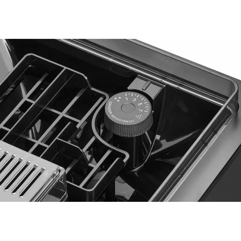 Amica Elegance CM 7011 espressomachine, stalen molen, geïntegreerd melkopschuimsysteem