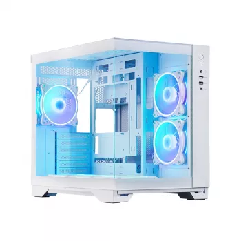 Chieftec GM-30W-TG-OP computerbehuizing Cube wit
