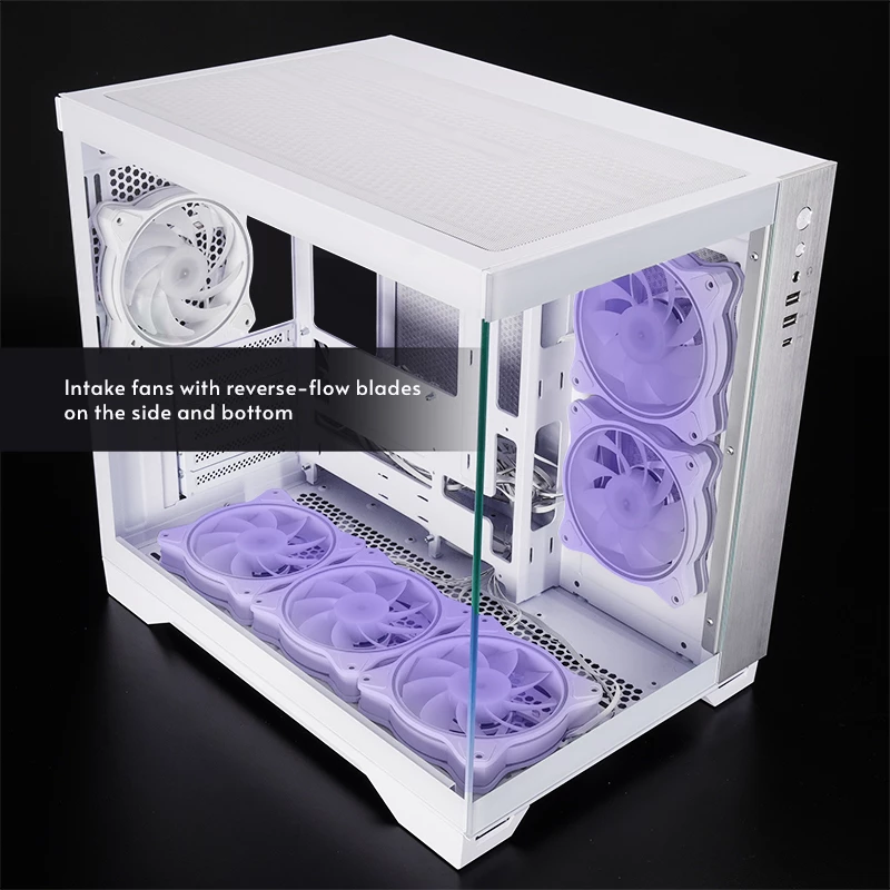 Chieftec GM-30W-TG-OP computerbehuizing Cube wit