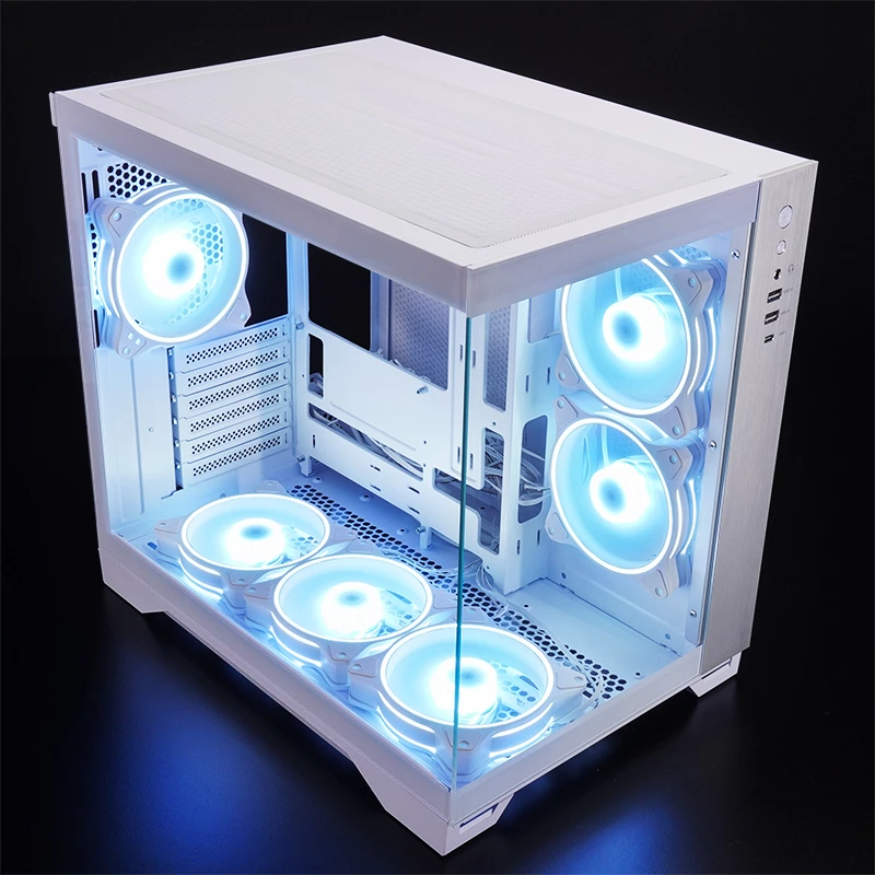 Chieftec GM-30W-TG-OP computerbehuizing Cube wit