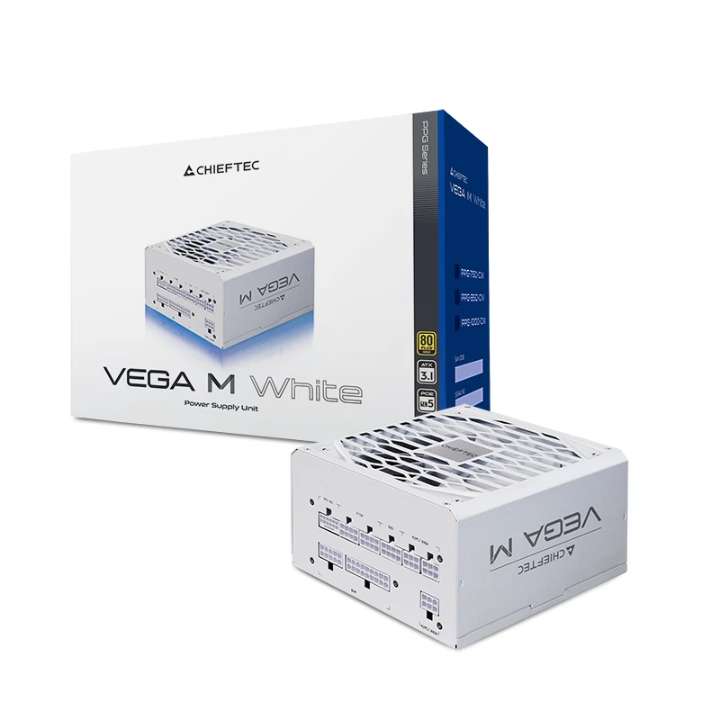 Chieftec Vega PPG-850-CW voeding 850 W 20+4-pin ATX ATX wit