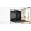 Inbouw-elektrische oven Bosch Serie 6 HBG536EW4 — 71 L, 3400 W, wit, EasyClean, 10 automatische programma's