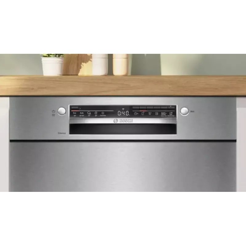 Inbouw-vaatwasser Bosch SMU2HVS06E — 60 cm volledig geïntegreerd, 14 couverts, 5 programma's, warmtewisselaar-droging