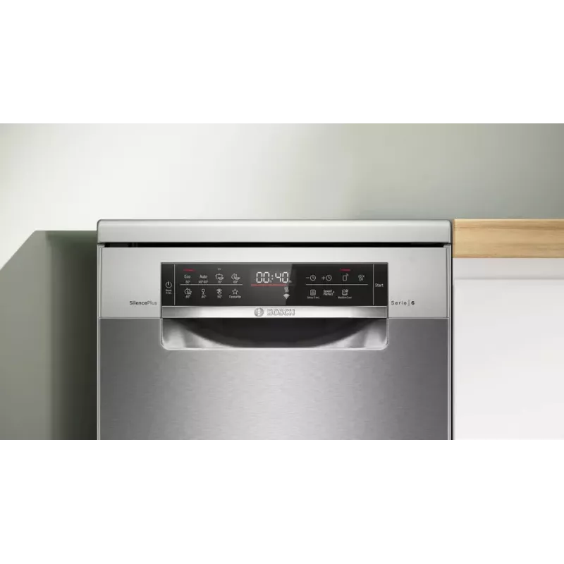 Vrijstaande vaatwasser Bosch Serie 6 SPS6EMI21E — slimline 45 cm, 10 couverts, 8 programma's, energie-efficiëntieklasse B