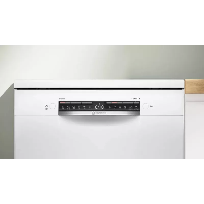 Vaatwasser Bosch Serie 4 SMS4HVW14E vrijstaand 60 cm — 14 couverts, 46 dB, warmtewisselaar
