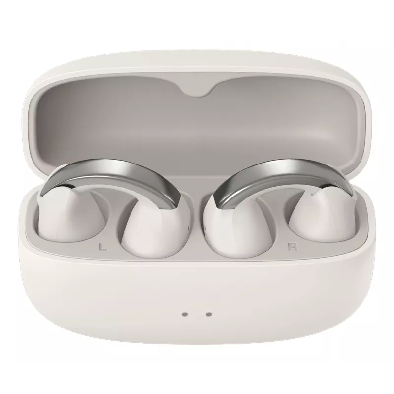 JVC HA-NP1T headset True Wireless Stereo (TWS) ear-clip-on bellen/muziek USB Type-C Bluetooth zilver, wit