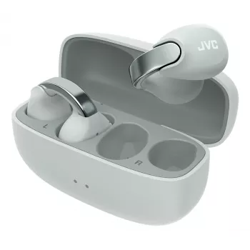 JVC HA-NP1T headset True Wireless Stereo (TWS) ear-clip-on bellen/muziek USB Type-C Bluetooth grijs, zilver