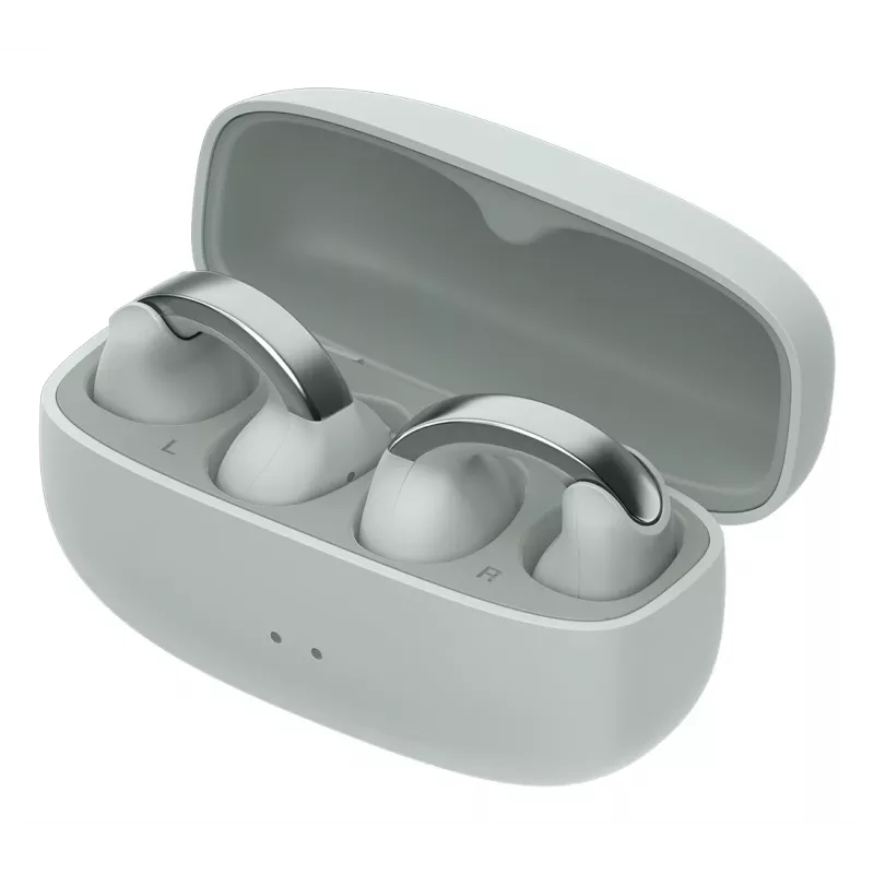 JVC HA-NP1T headset True Wireless Stereo (TWS) ear-clip-on bellen/muziek USB Type-C Bluetooth grijs, zilver