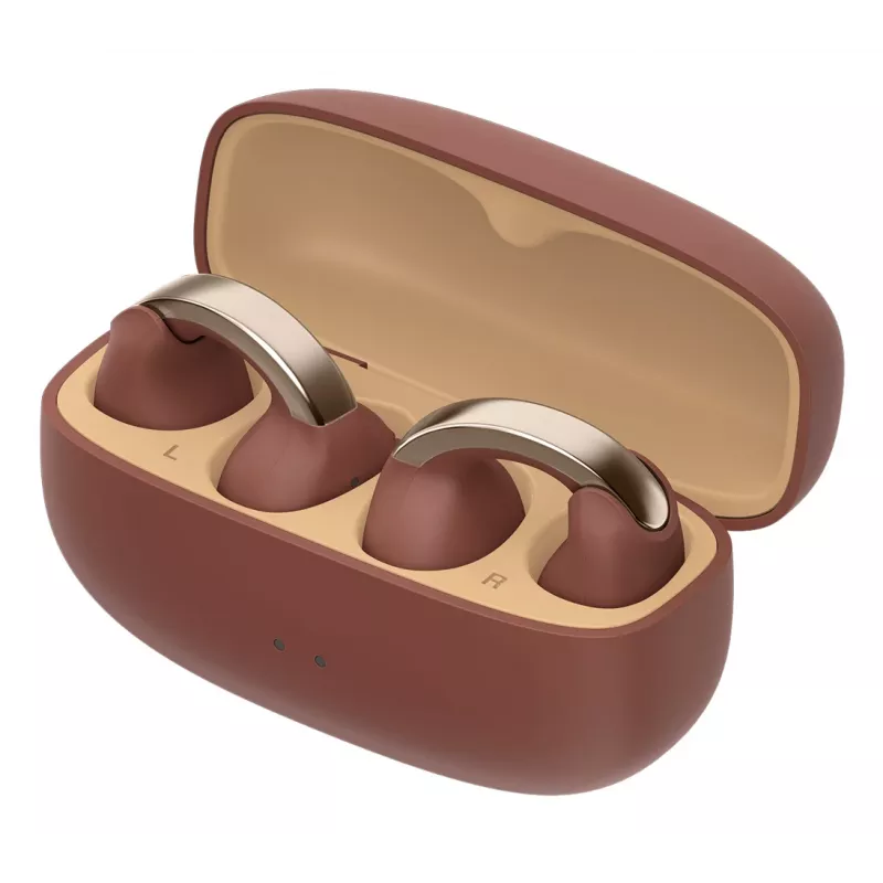 JVC HA-NP1T headset True Wireless Stereo (TWS) oorclip bellen/muziek USB Type-C Bluetooth bruin, zilver