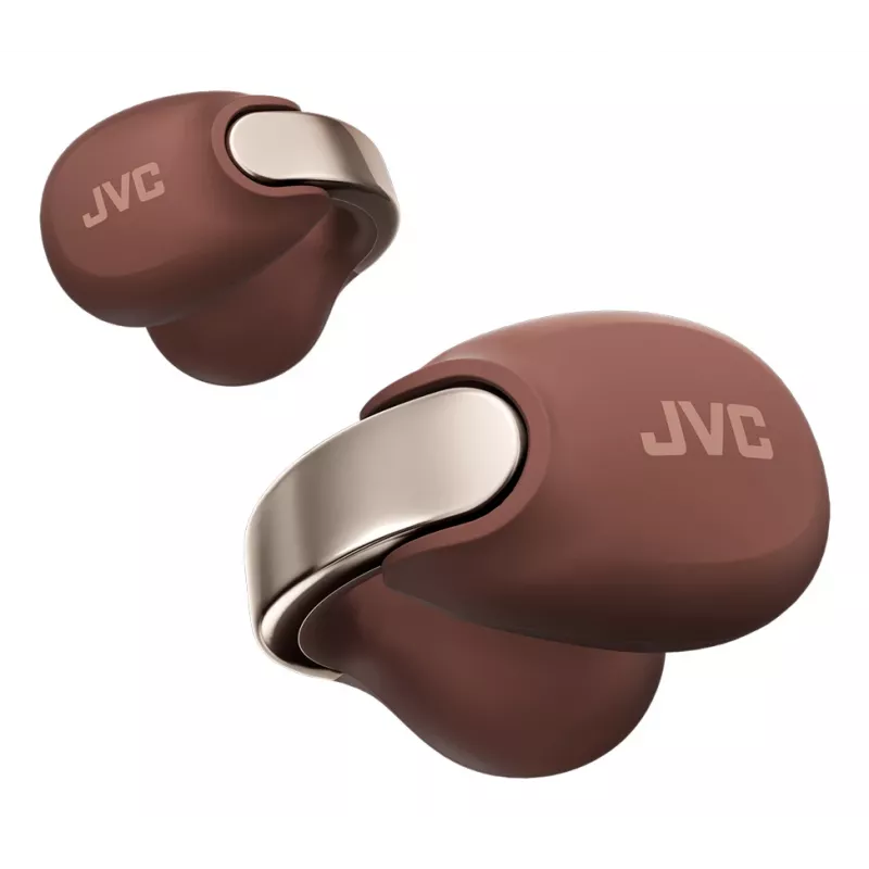 JVC HA-NP1T headset True Wireless Stereo (TWS) oorclip bellen/muziek USB Type-C Bluetooth bruin, zilver