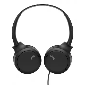 Headset JVC HA-S33UC binauraal bedraad met hoofdband, 2 drivers 29,7 mm, 20–20000 Hz, 1,2 m kabel, inline-microfoon, zwart