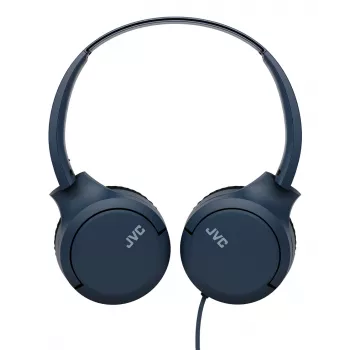 Bedrade binaurale headset JVC HA-S33UCAU, hoofdband, USB-C, 2 drivers 2,97 cm, 20–20000 Hz, kabel 1,2 m, blauw