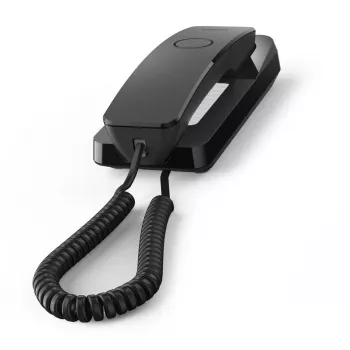 Analoge telefoon Gigaset DESK 200 met bedrade hoorn, zwart