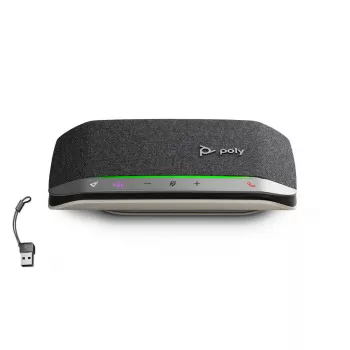 Speakerphone Poly HP Poly Sync 20 met Bluetooth, USB-C/A-adapter, Micro-USB, 20h accu, zwart