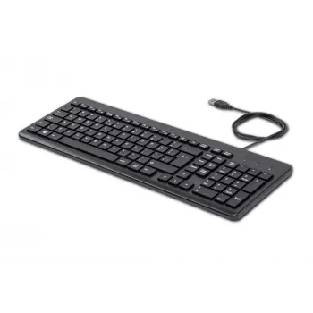 HP 150 bedrade toetsenbord, full-size (100%), bedraad, USB, mechanisch, QWERTY, zwart