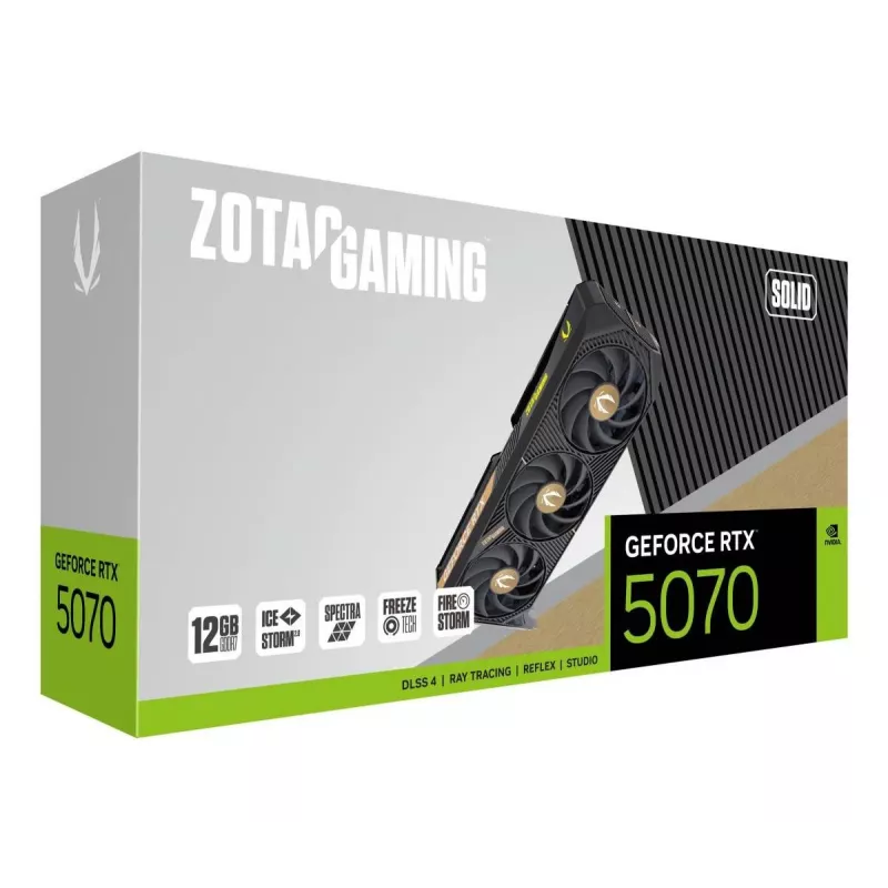 ZOTAC grafische kaart - GeForce RTX 5070 - 12 GB GDDR7 - ZT-B50700D-10P