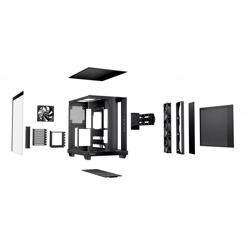 PC-behuizing be quiet! Light Base 500 Midi Tower zwart