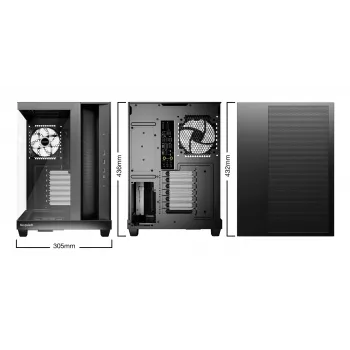 PC-behuizing be quiet! Light Base 500 LX zwart Midi Tower ATX 3x 120mm ventilatoren