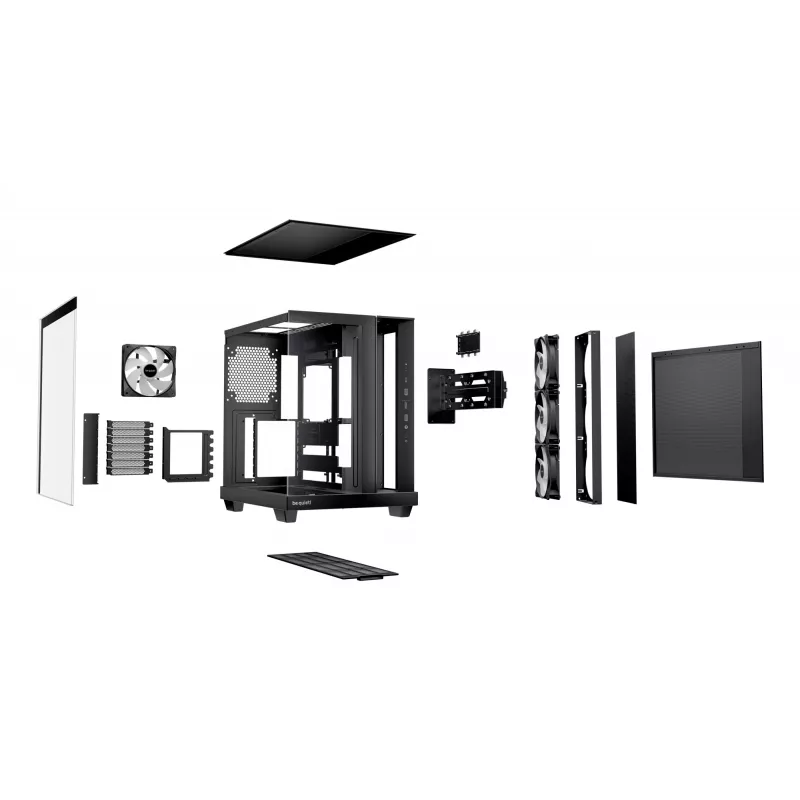 PC-behuizing be quiet! Light Base 500 LX zwart Midi Tower ATX 3x 120mm ventilatoren
