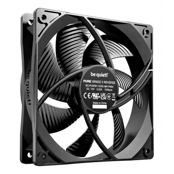 be quiet! Pure Wings 3 120mm | PWM Reverse triple-pack computerbehuizingsventilator 12 cm zwart 3 stuks
