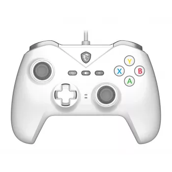 Bedrade USB-gaming-controller MSI FORCE GC200 WHITE — ergonomisch ontwerp, bedrade verbinding