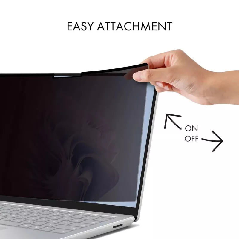 Laptop-schermbescherming DICOTA privacyfilter 2-way zwart universeel