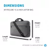 HP Prelude 15,6 inch laptoptas, aktetas, 39,6 cm (15,6 inch), 300 g