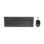 HP 330 draadloze muis- en toetsenbordcombinatie, full-size (100%), draadloos, RF draadloos, QWERTY, zwart, muis inbegrepen