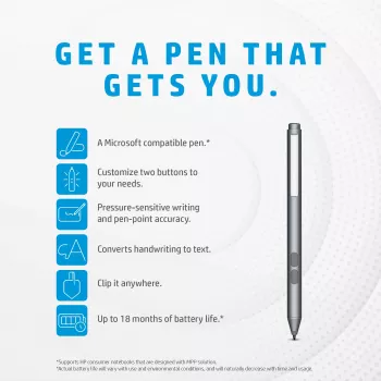 HP MPP 1.51 pen, laptop, HP, grijs, MPP, China, 10 g
