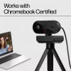 HP 320 FHD-webcam, 1920 x 1080 pixel, Full HD, 30 fps, thuis, USB, zwart