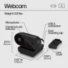 HP 320 FHD-webcam, 1920 x 1080 pixel, Full HD, 30 fps, thuis, USB, zwart