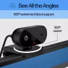 HP 320 FHD-webcam, 1920 x 1080 pixel, Full HD, 30 fps, thuis, USB, zwart