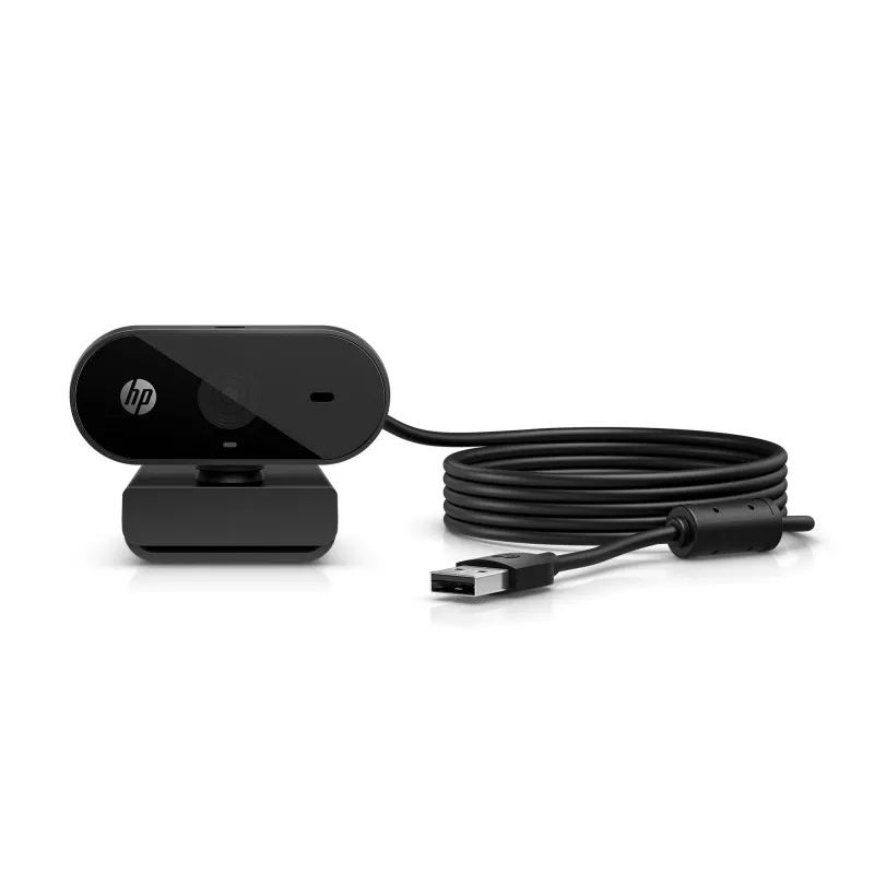 HP 320 FHD-webcam, 1920 x 1080 pixel, Full HD, 30 fps, thuis, USB, zwart