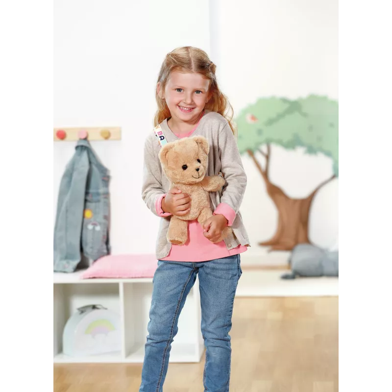 Knuffelbeertas ZAPF BABY born Teddy Bag — voor kinderen van 3–12 jaar