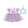 Poppenjurk ZAPF BABY born Lila Tutu-jurk voor 43 cm poppen, stof, meerkleurig, opvouwbaar, leeftijd 3+