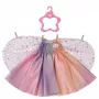 Poppenjurk ZAPF BABY born Rainbow-nachthemd voor 3–12 jaar, textiel, meerkleurig, opvouwbaar