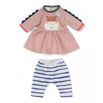 Poppenjurk ZAPF BABY born Jurk Dschungel voor 36 cm poppen, meerkleurig, opvouwbaar, vanaf 1 jaar